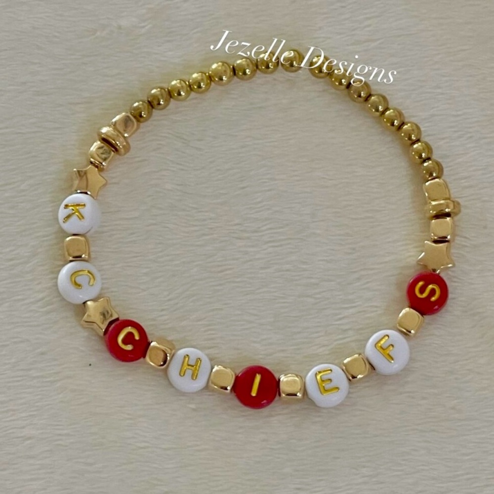 Custom KC CHIEFS Friendship Bracelets